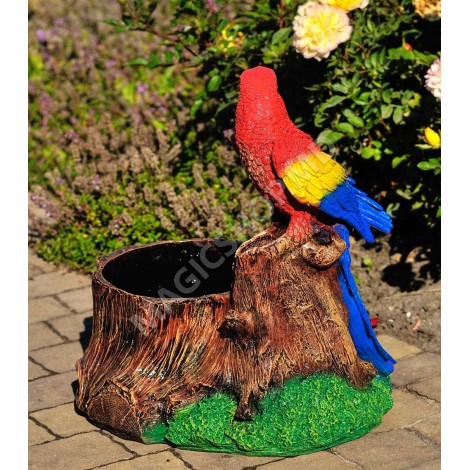 Садовая фигурка попугая Cera Trunchi с попугаем